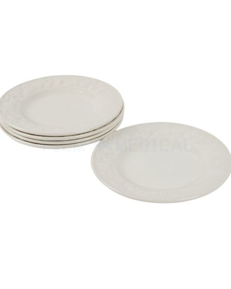 Floral Embossed Saucer 17cm